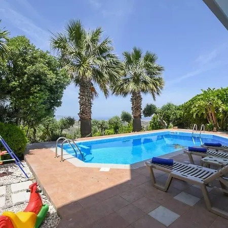 Daire Cretan Paradise House - Exotic Pool Vasilíai